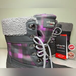 SOLD OUT Cougar - Size 8 Wide - Women’s Carlisle Winter Boots Waterproof Orchid